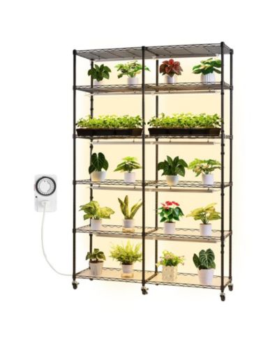 Полка для растений SUGIFT 6 Tier Double Row с Grow Light