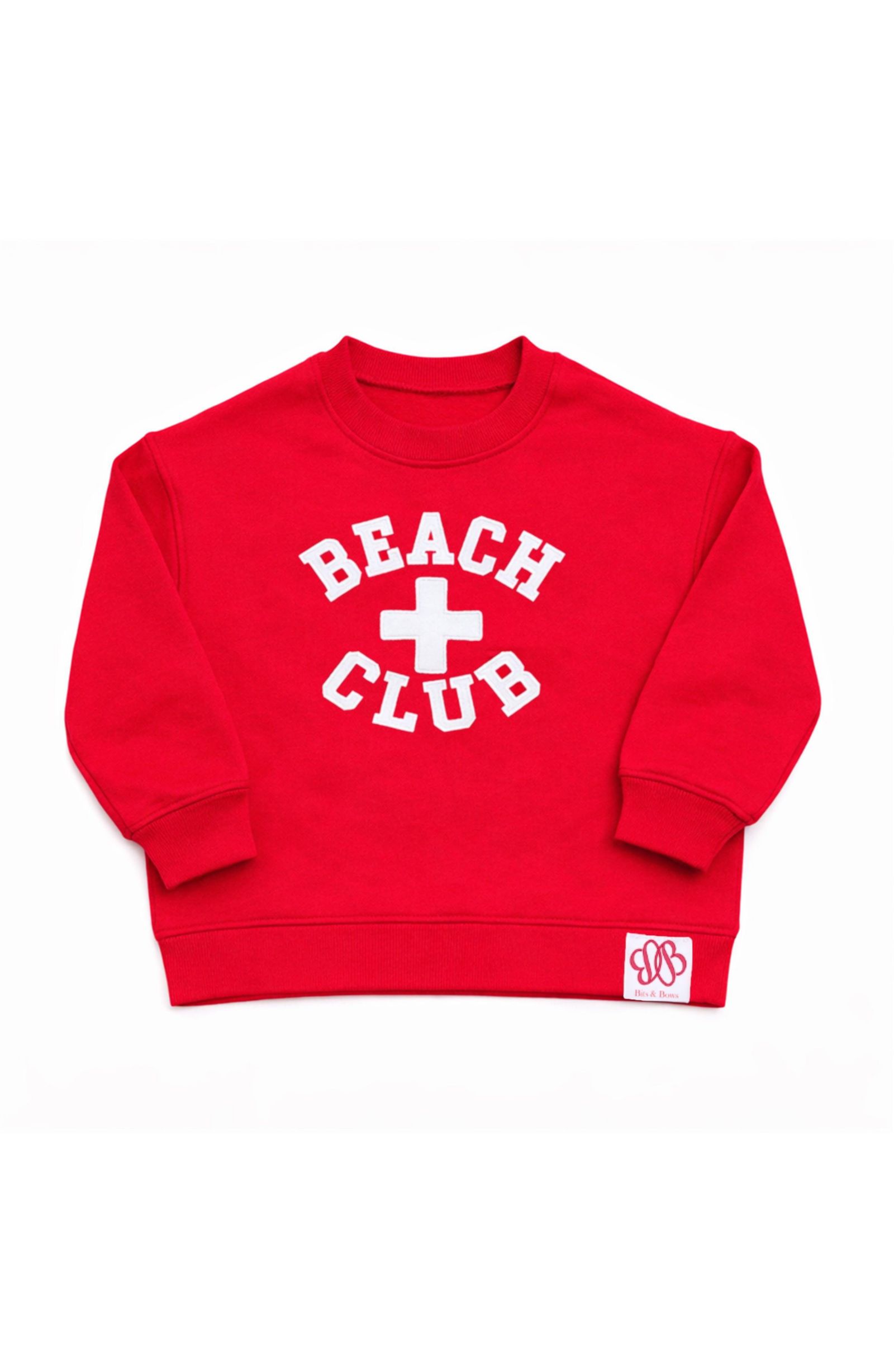 Унисекс свитшот Bits and Bows Beach Club