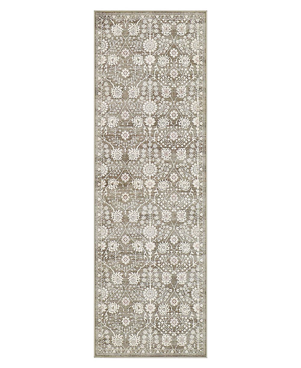 Hunter Florence Washable Non-Slip Printed Chenille Runner Rug, 72" x 24"