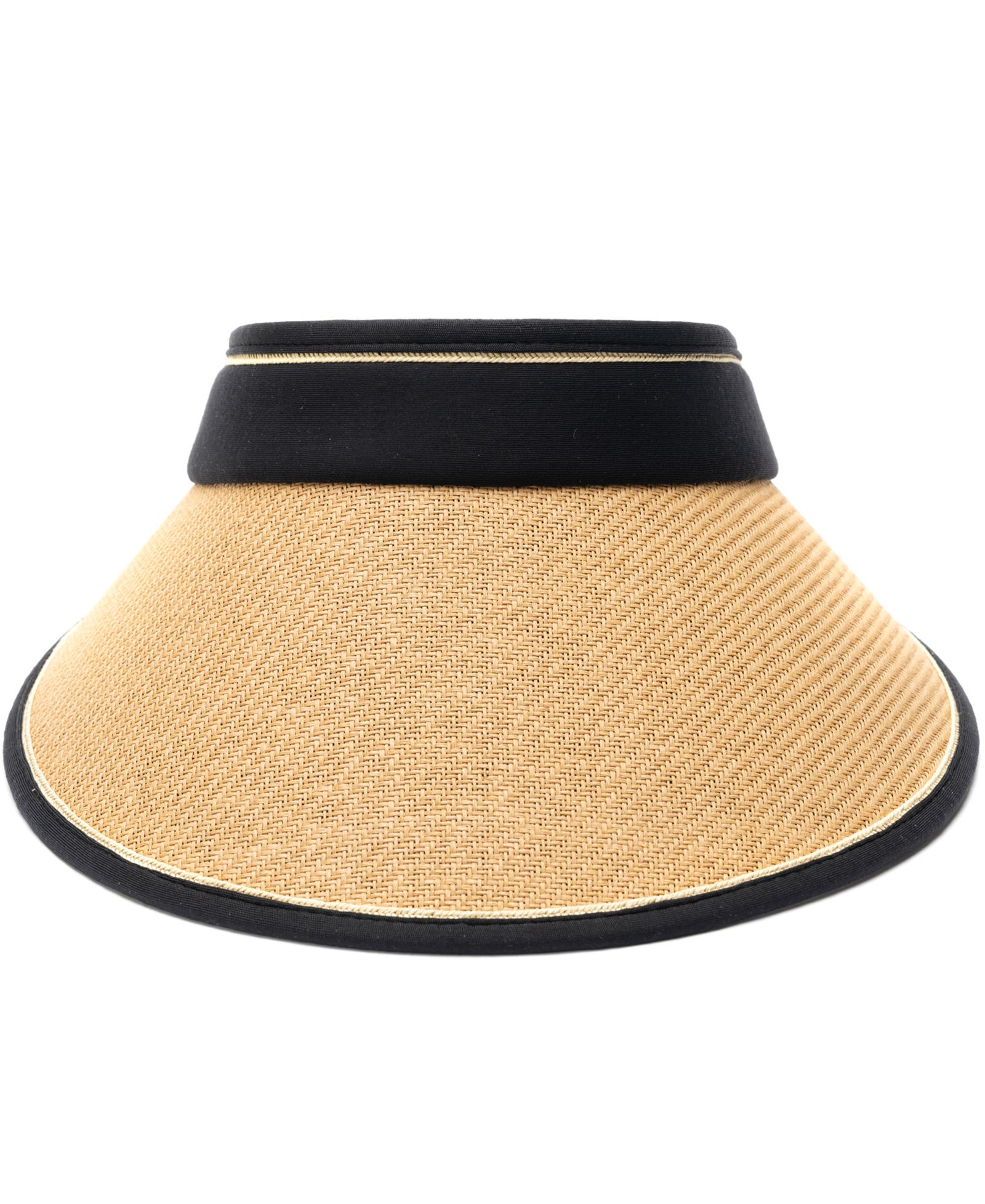 Соломенная козырьковая шляпа Vince Camuto Rollup Tweed