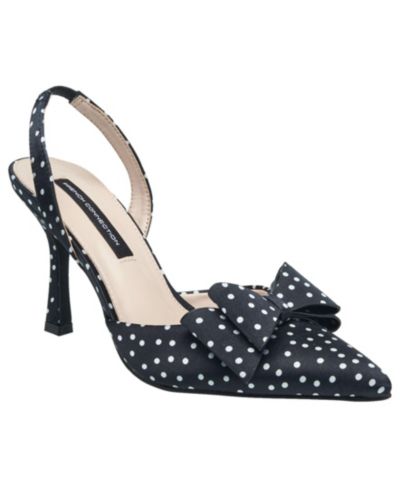 French Connection Women's Betti Bow Sligback Heel