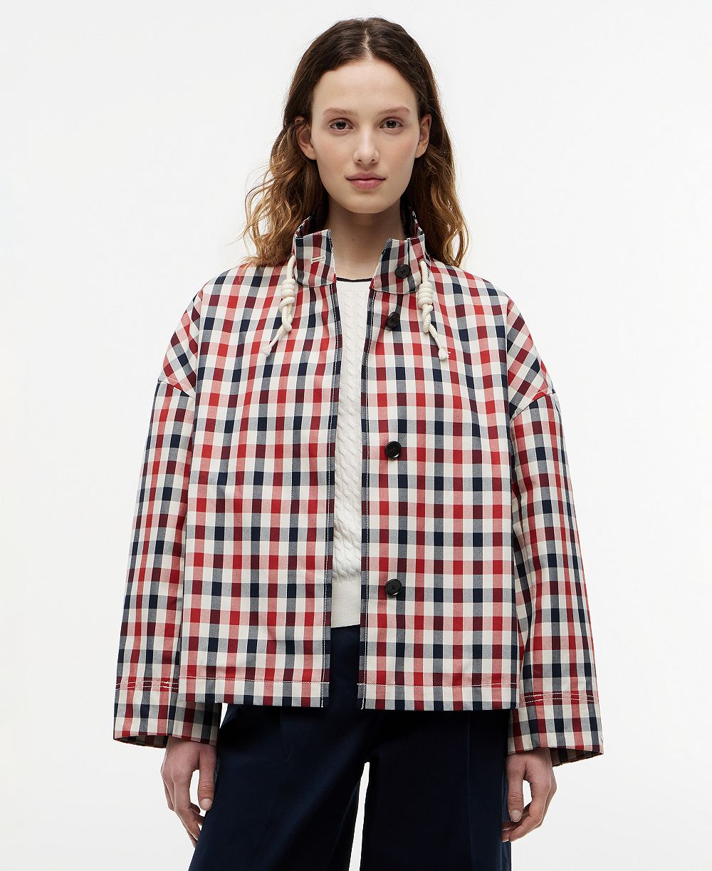 Женская парка Tommy Hilfiger Cotton-Blend Checked