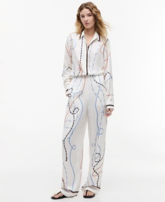 Женские широкие брюки Tommy Hilfiger Printed Wide-Leg