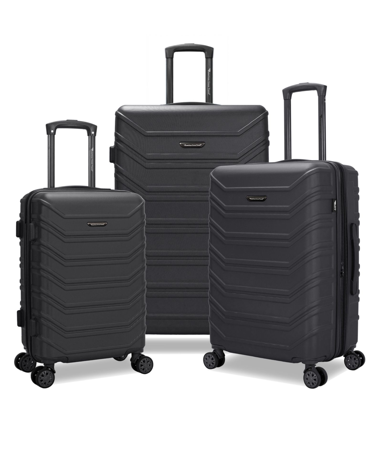 American Green Travel Westford 3-Piece Hardside Expandable Spinner Luggage Set