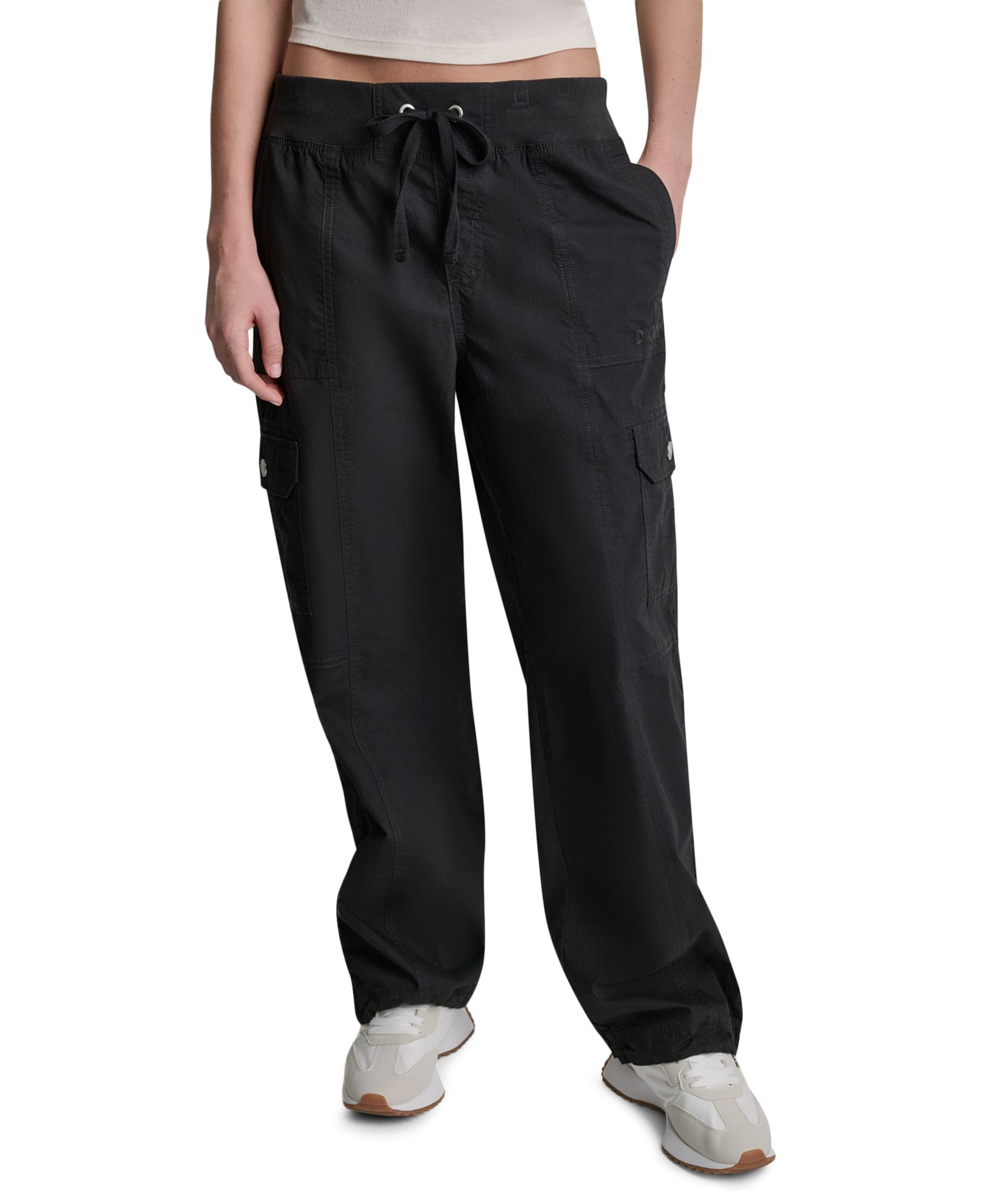 DKNY Sport Women's High-Rise Straight-Leg Pants