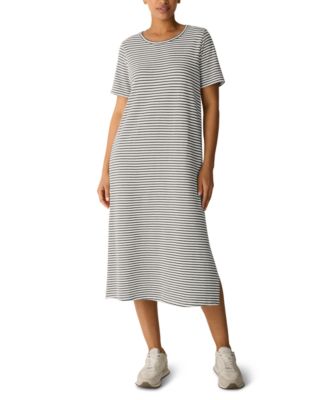 Платье Eileen Fisher Women's Round Neck Short-Sleeve Midi
