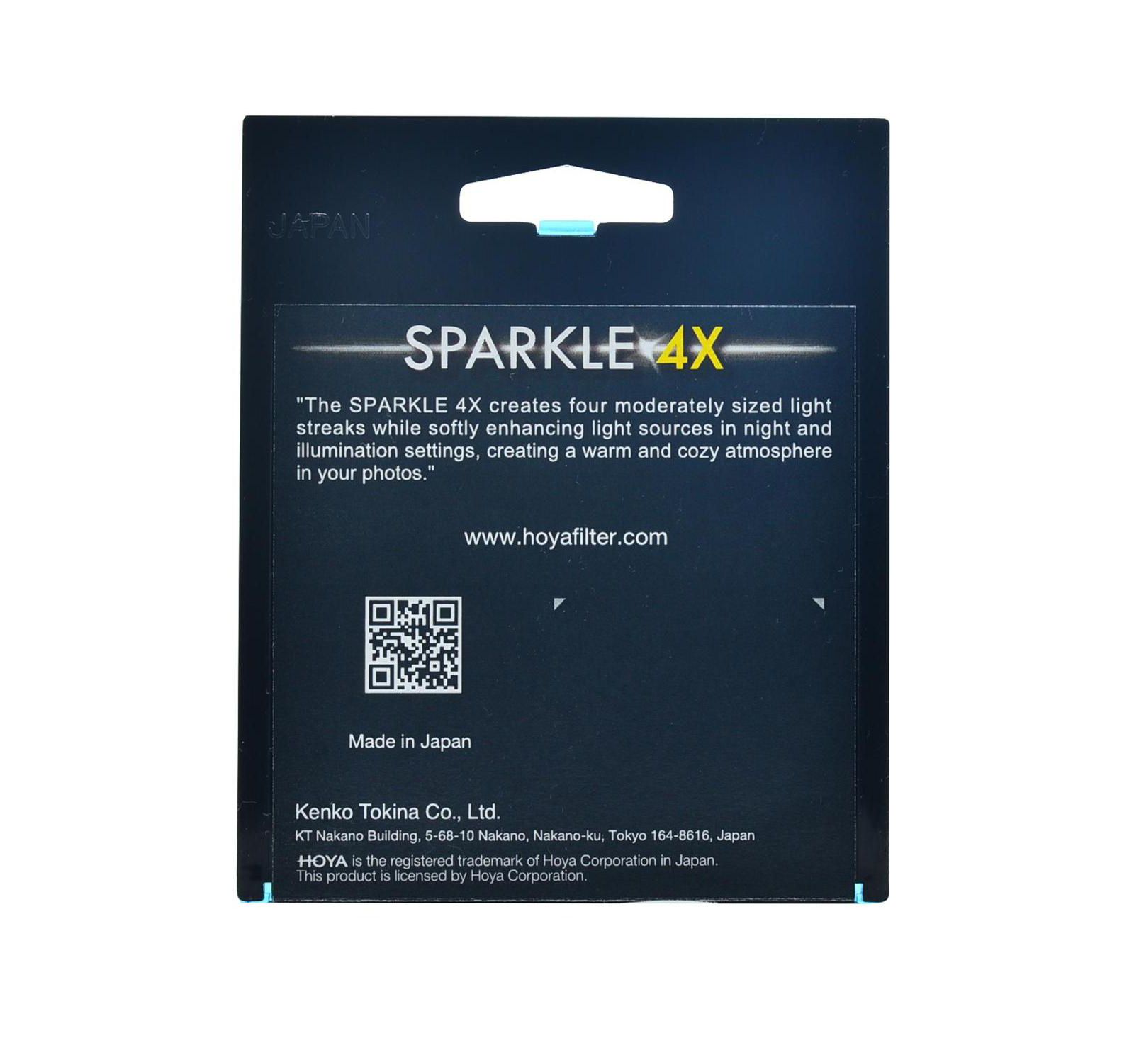 Hoya 58mm Sparkle 4x Starburst Filter [Compatible with 58mm Lens Mounts]