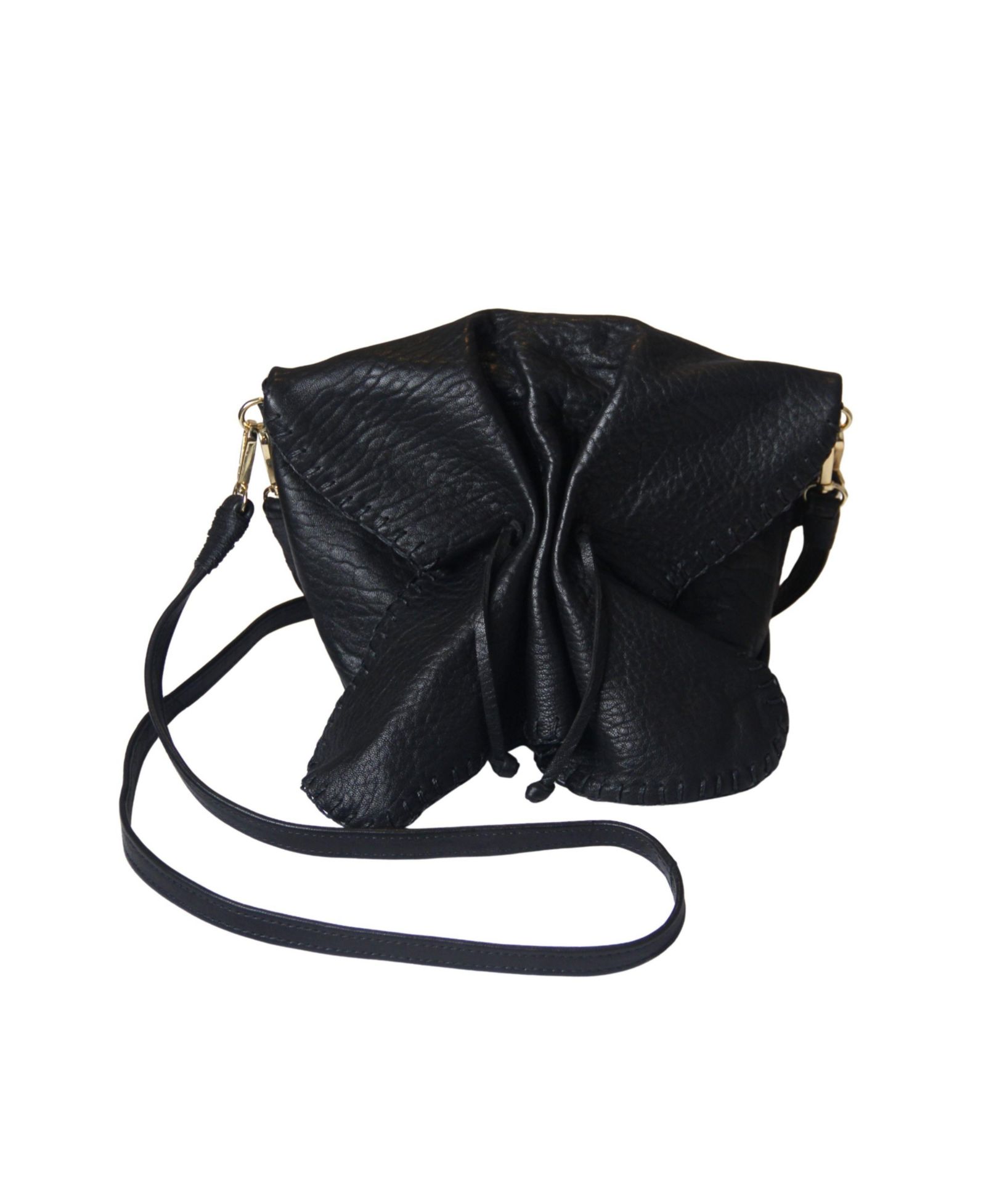 Сумка CARLOS FALCHI Medium Butterfly Lambskin Bag из ягнячьей кожи
