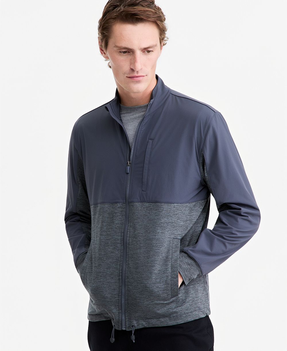 Alfani Men's Athluxe Mock-Neck Full-Zip Jacket, Macy's Exclusive
