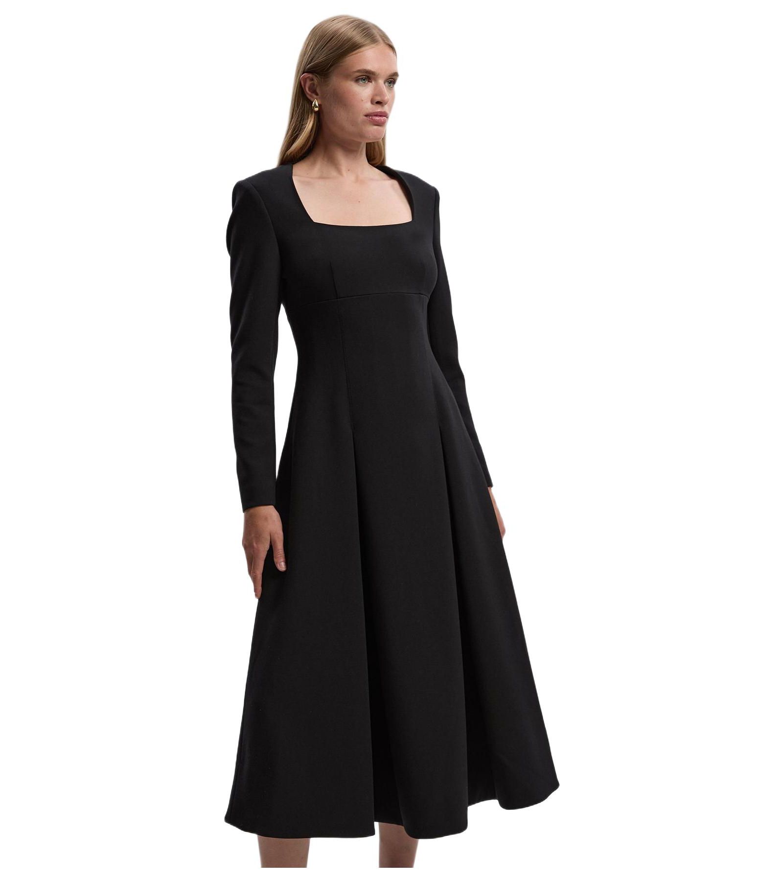 Karen Millen Женское миди-платье с вырезом Sweetheart Neck
