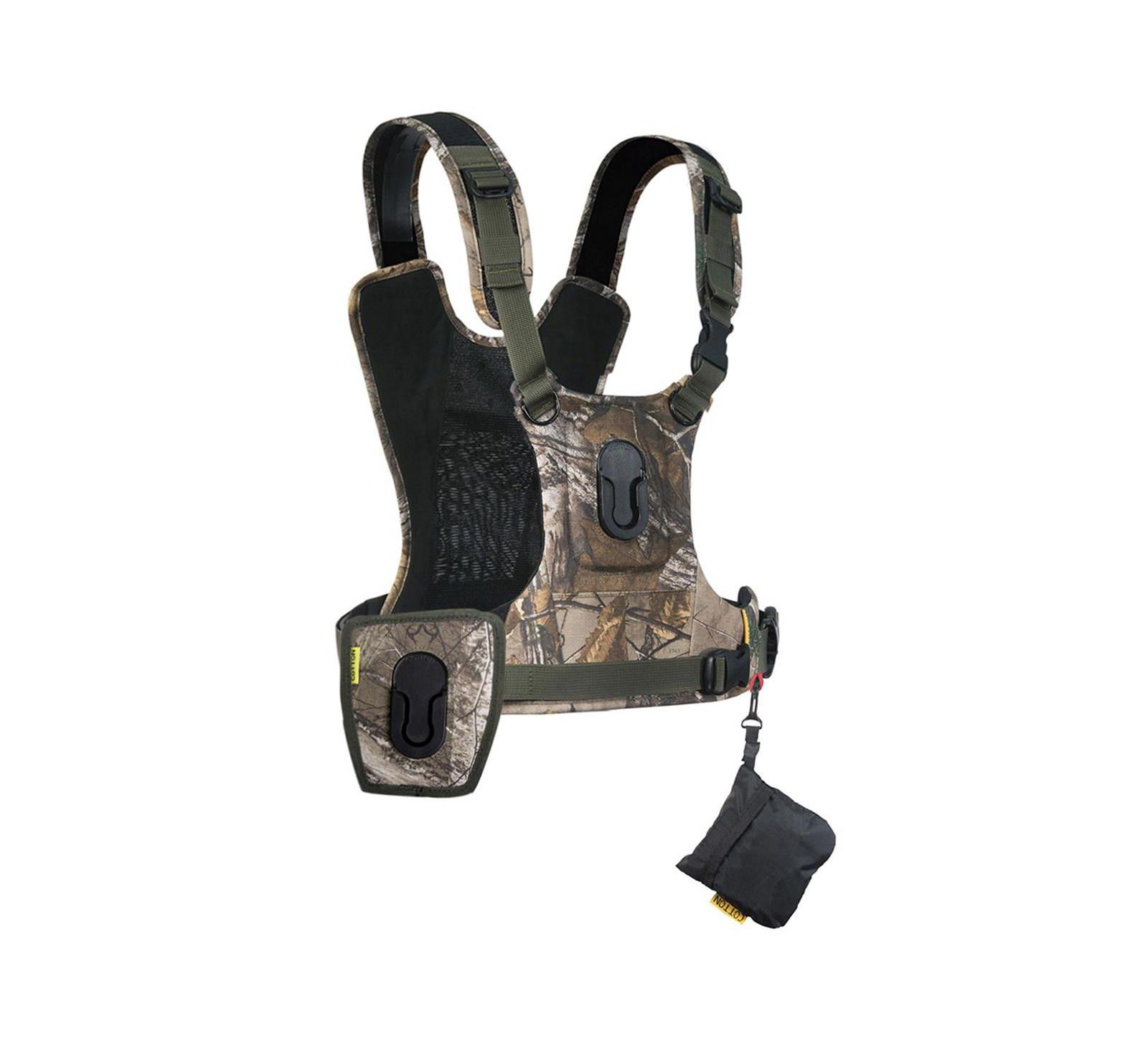 Cotton Carrier G3 Harness System for 2x DSLR Camera with Attached Lenses