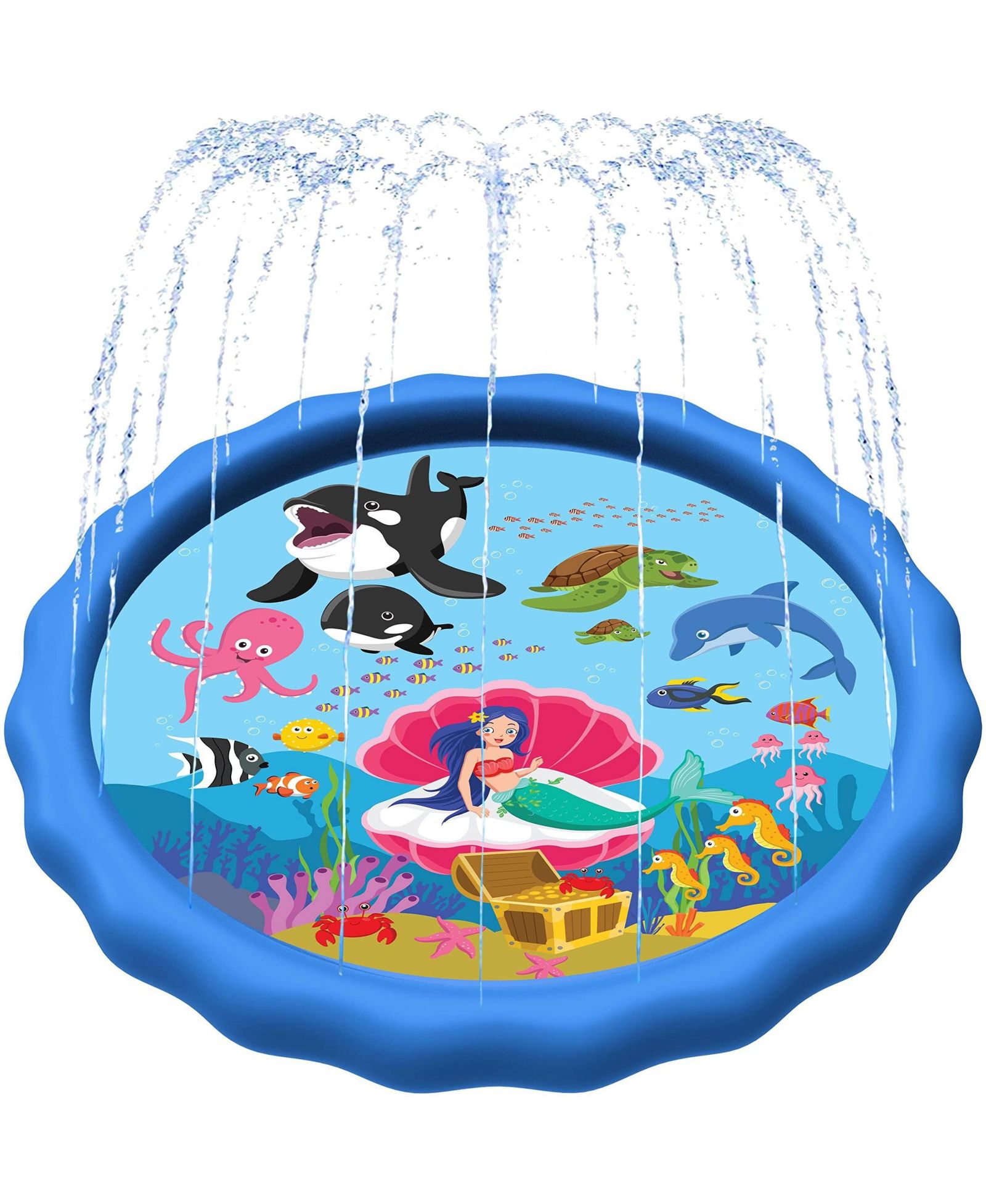 Игрушка GNUADZ Splash Pad Sprinkler Pool Backyard Summer Outdoor