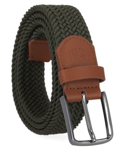 Steve Madden Men's Woven Elastic Belt