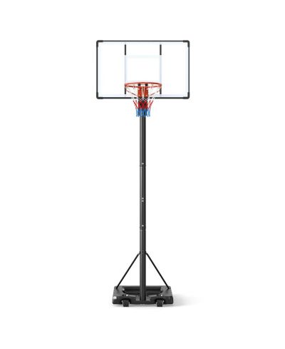 Slickblue Outdoor 10Feet Basketball Hoop Portable Adjustable for Adults