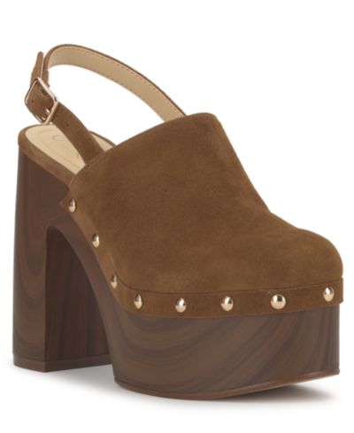 Женские сандалии Jessica Simpson Women's Cazea Platform Block Heel Cozy Clogs