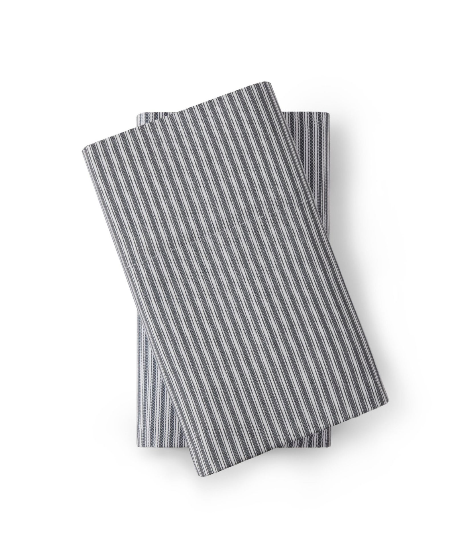 Tommy Hilfiger Essentials Solid Cotton Percale 2-Piece Pillowcase Set, Standard