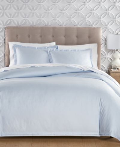 Charter Club Sleep Luxe 800 Thread Count 100% Cotton Pool 3-Pc. Duvet Cover Set, Full/Queen, Exclusively at Macy’s