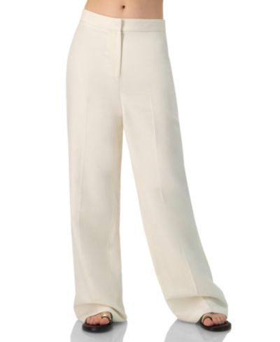 Ivonne Women's Linen Straight-Leg Pants