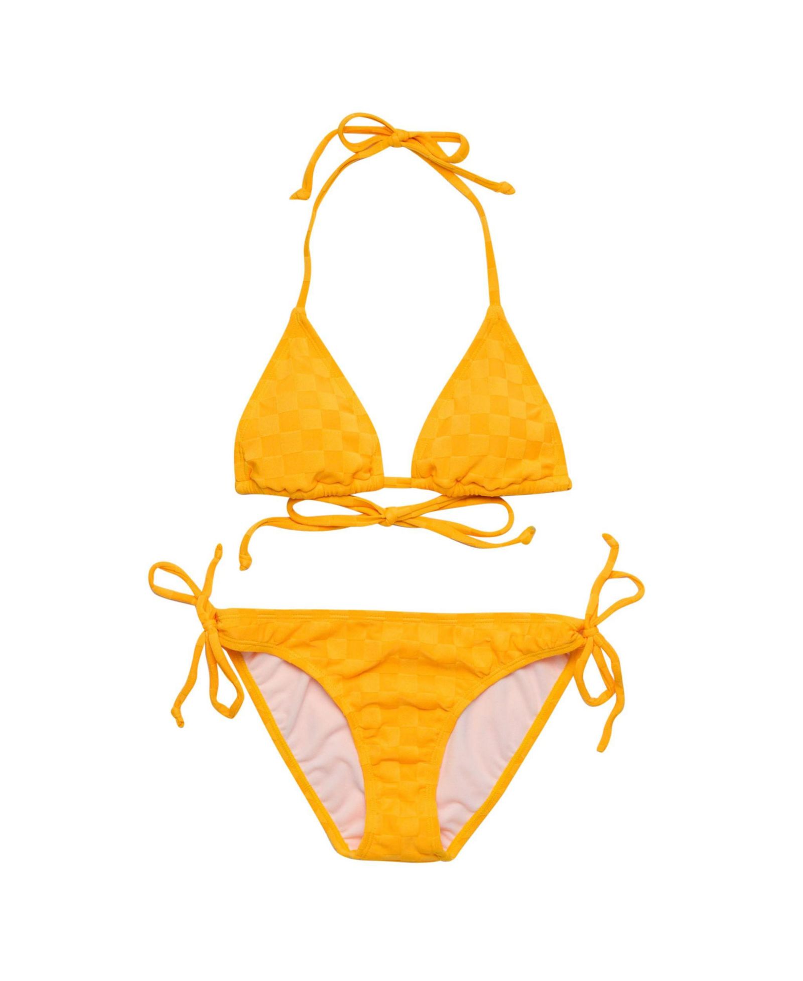 Snapper Rock Детский бикини triangle Marigold с кружевом