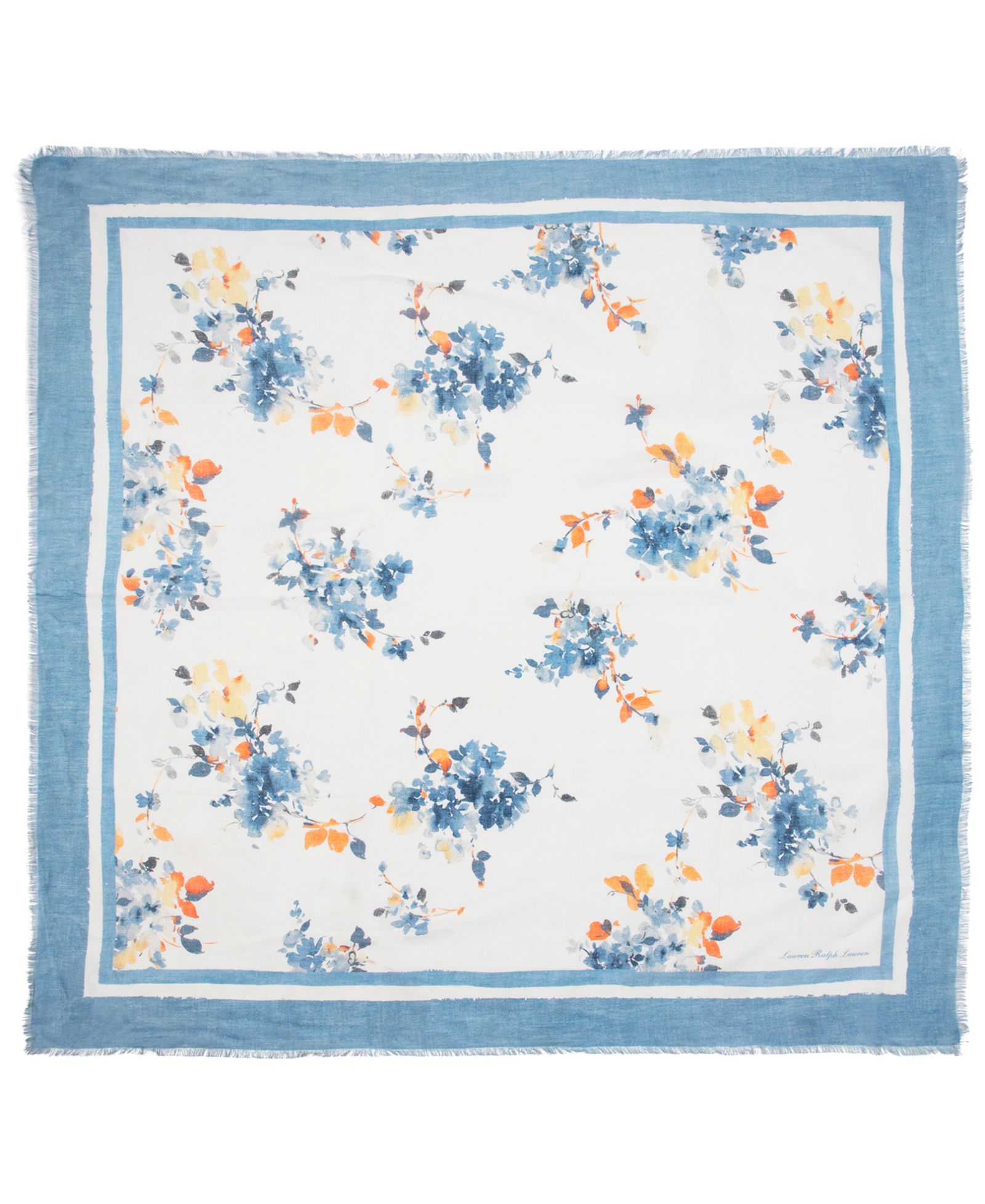 Lauren Ralph Lauren Floral Clusters Large Square Scarf