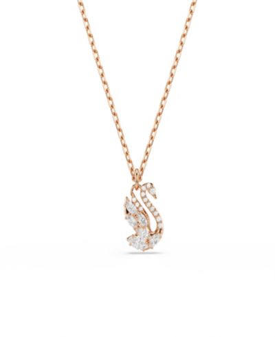 Подвеска-кулон Swarovski Rose Gold-Tone Plated Swan