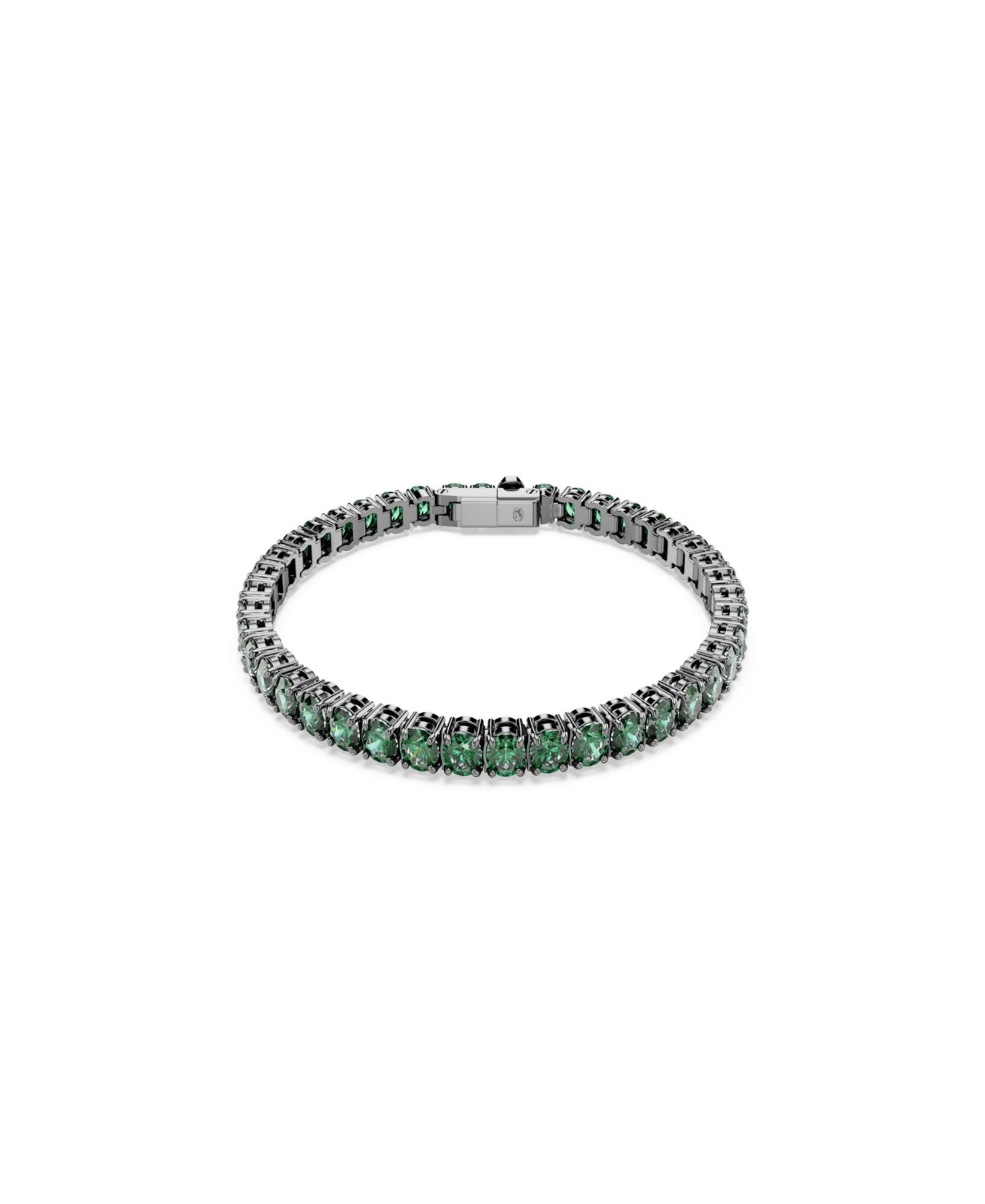 Swarovski браслет Matrix Tennis с родиевым покрытием Ruthenium-Plated