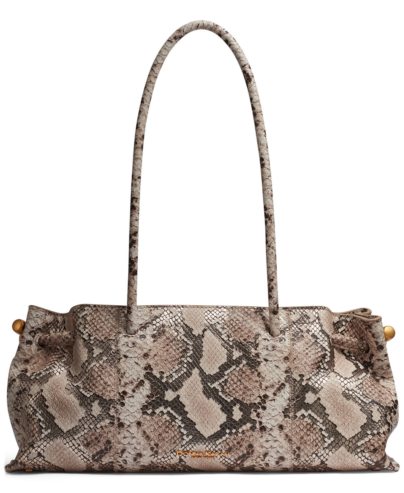 Donna Karan New York Cashmere Python Medium Tote Handbag