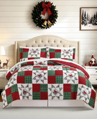 Macy's Cardinal Patch 8-Piece Comforter Set, Full