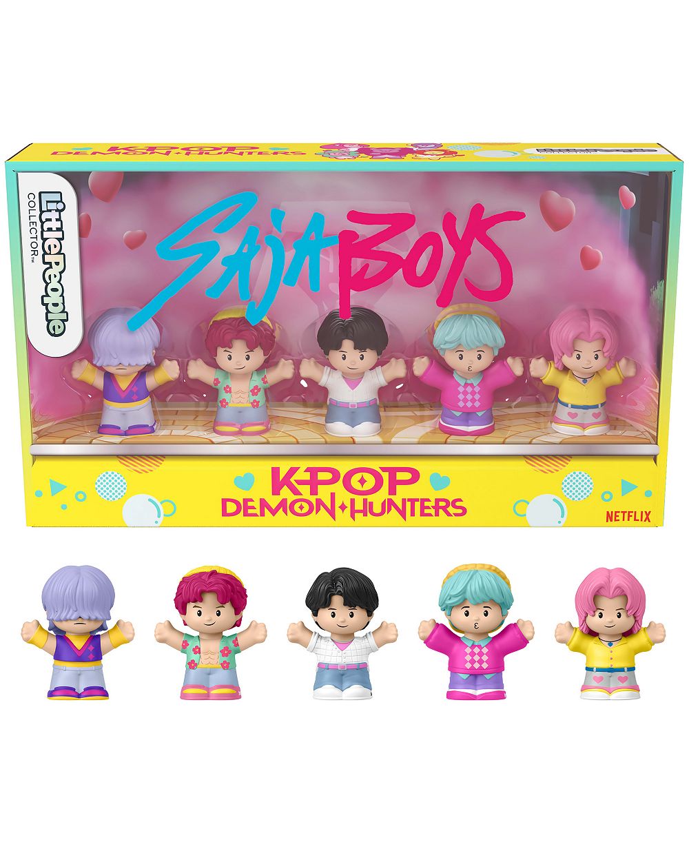 Набор фигурок Little People KPop Demon Hunters: Saja Boys, спецвыпуск Netflix
