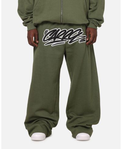 CARRE Men's Terrace Relaxed Fit Embroidered Logo Trackpants