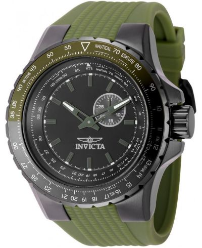 Мужские кварцевые часы Invicta 49733 Aviator VD72 Dial