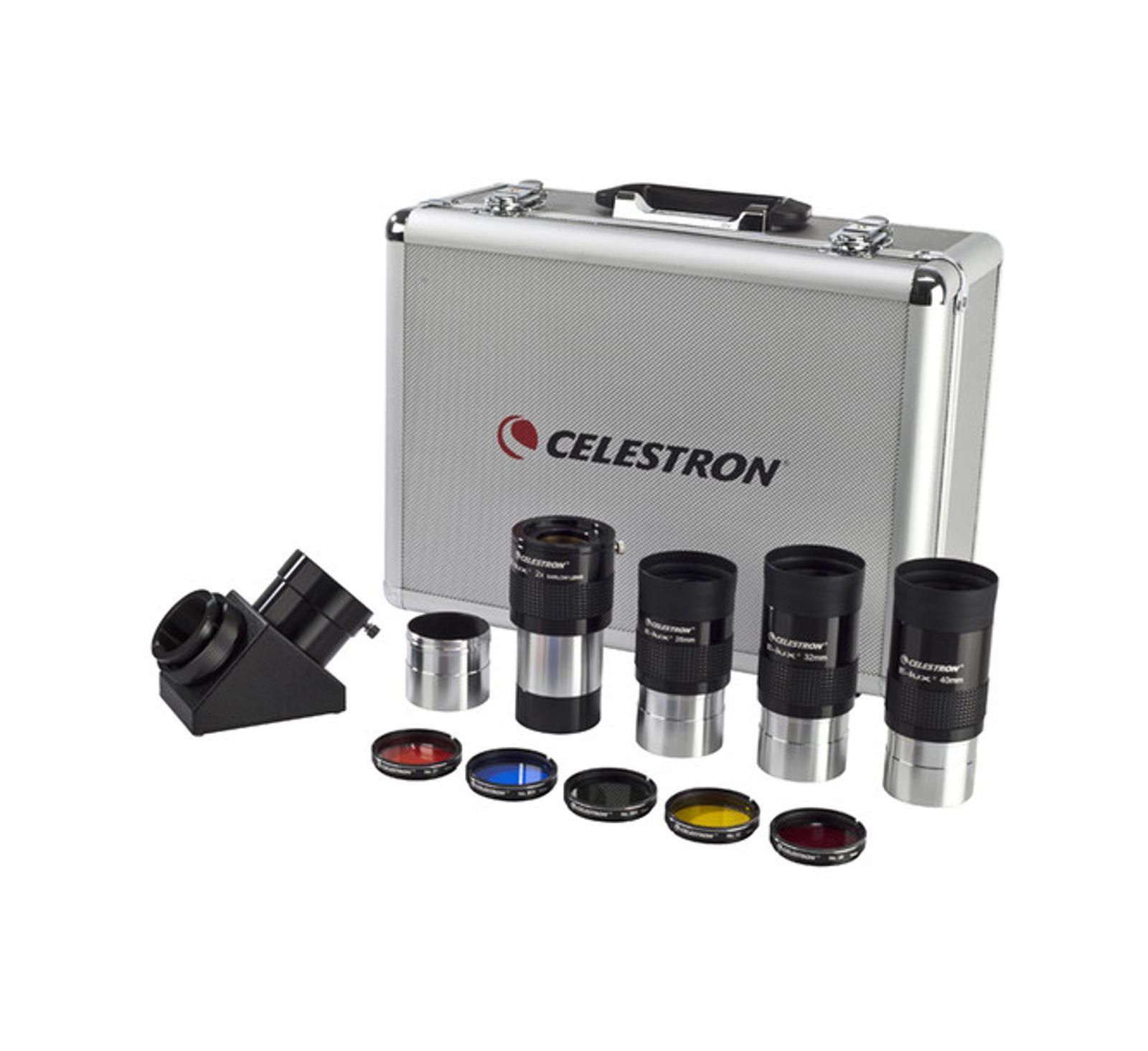 Celestron 2" Eyepiece and Filter Accessory 2X Barlow Lens Kit for 2" Schmidt-Cassegrain and Refractor Telescopes