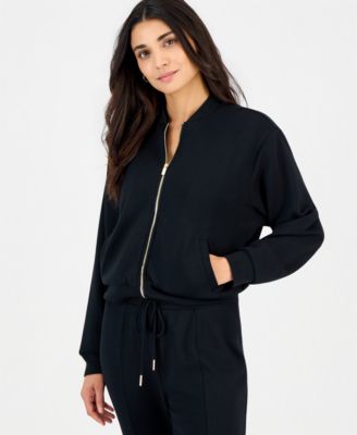 I.N.C. International Concepts Petite Zip-Up Bomber Jacket, Macy's Exclusive