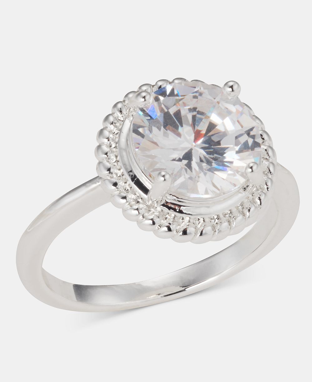 Charter Club кольцо Cubic Zirconia Round Halo