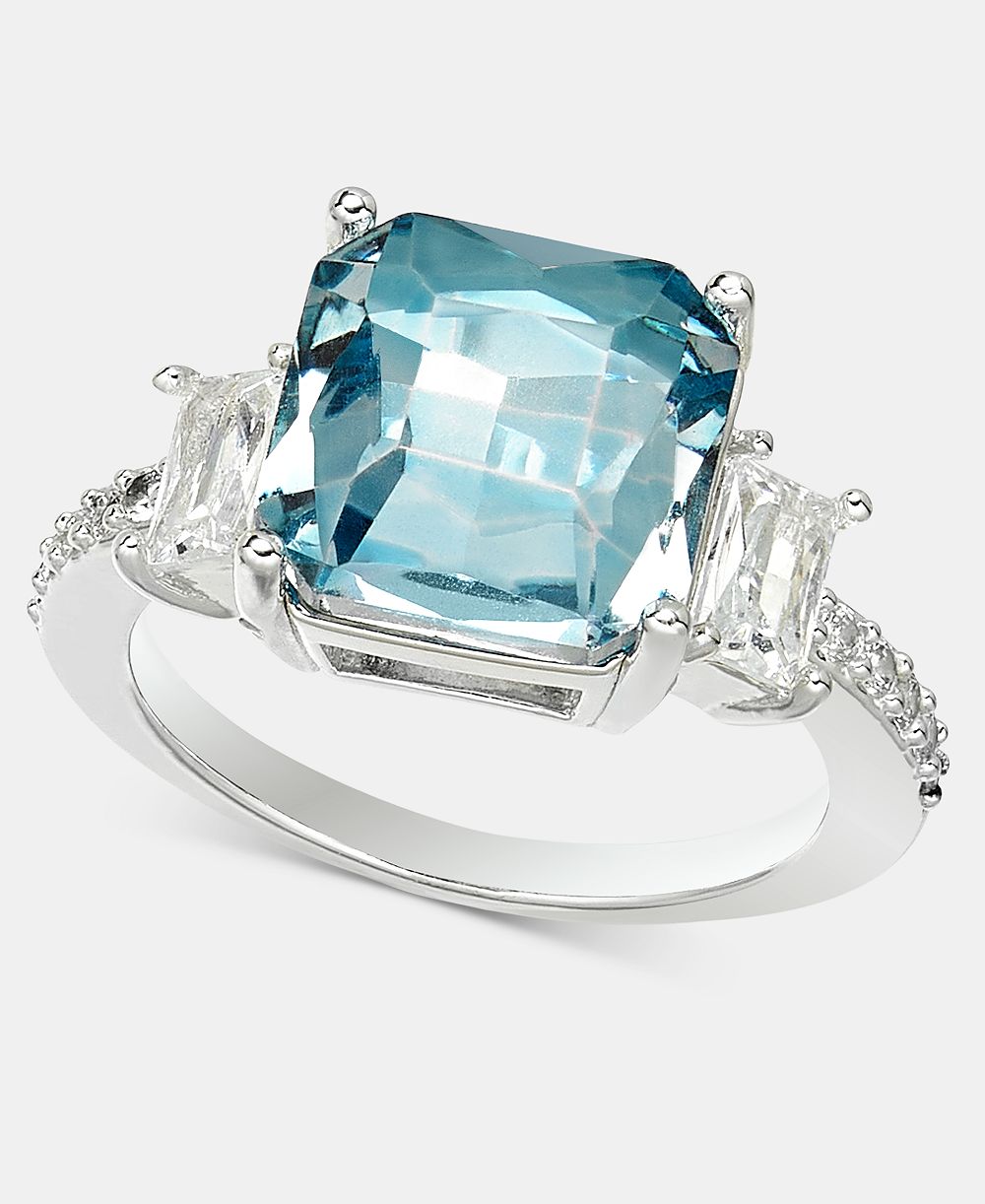 Декоративная подушка Charter Club Blue Crystal Cushion Ring