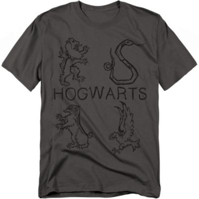 Harry Potter Men's Literary Crests T-Shirt
