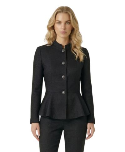 Женский текстурированный блейзер Modenaire Women's Peplum