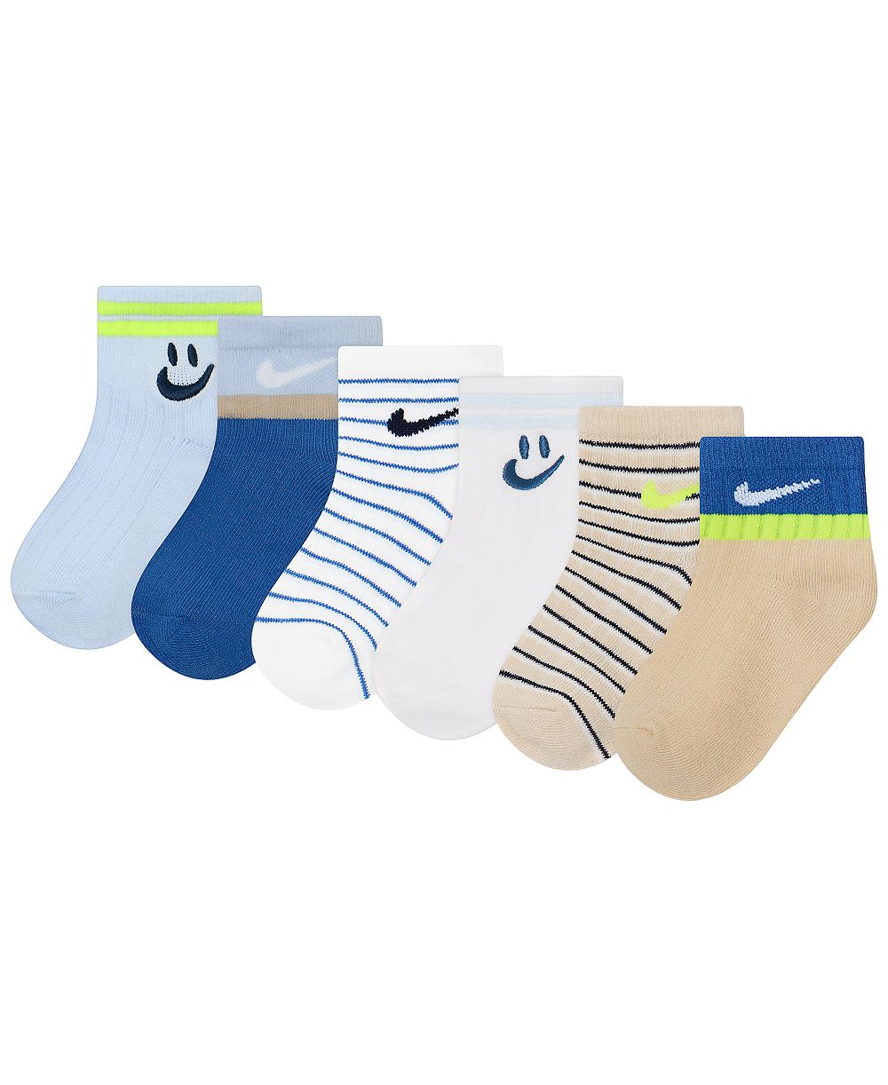 Детские носки Nike 6M-4T Fashion Rib, 6-Pack