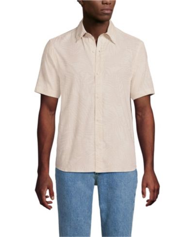 Мужская рубашка Lands' End Short Sleeve Cooling