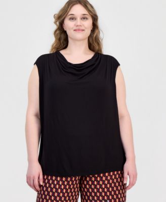 Женский топ Anne Klein Plus Size Cowl-Neck Sleeveless