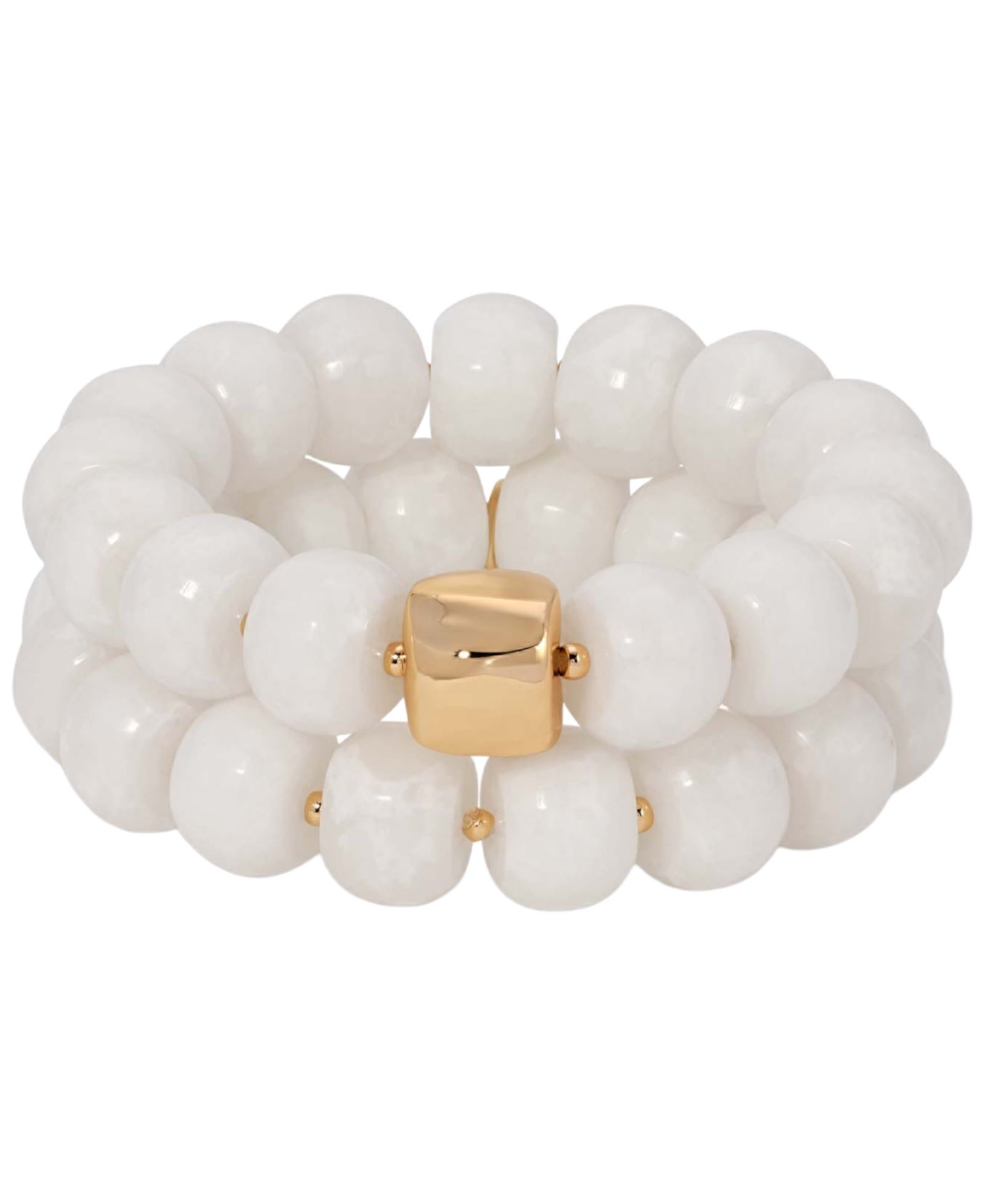 ETTIKA 18k Gold-Plated Power Bead Stack Bracelet
