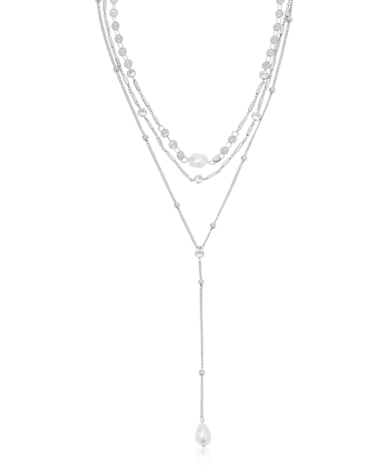 Ожерелье-лариат ETTIKA Forever Falling Imitation Pearl