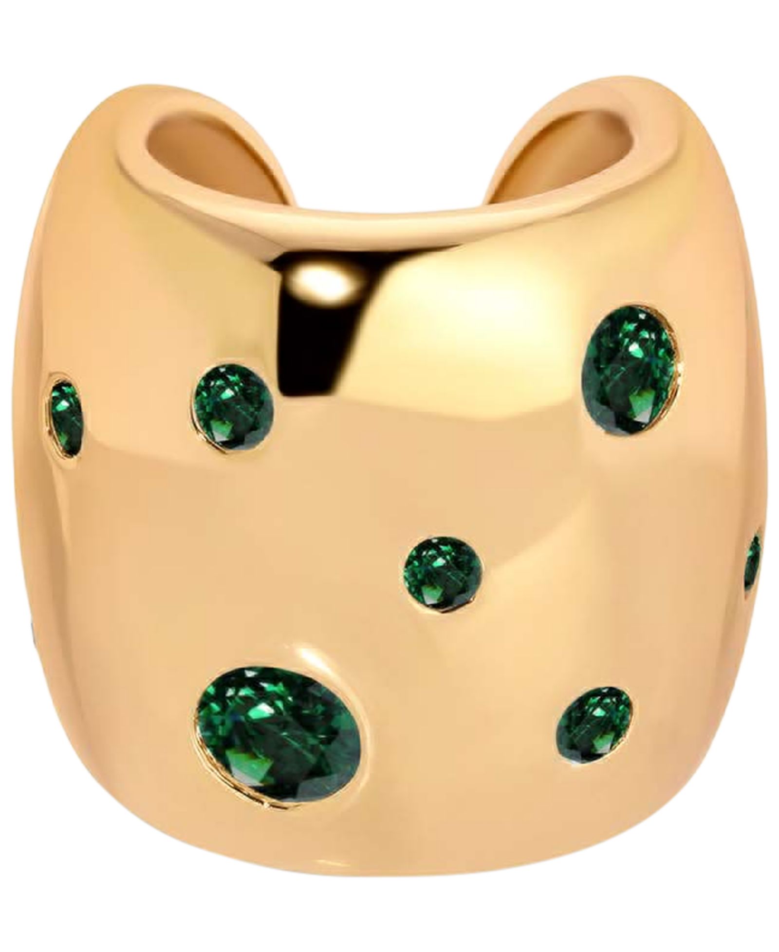 Серьги ETTIKA 18k Gold-Tone Crystal Chunky Cuff