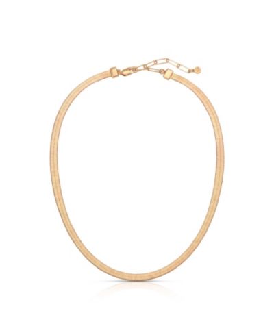 ETTIKA Brooklyn Flat Herringbone Chain Necklace