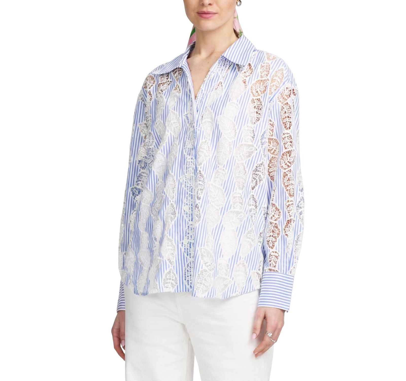 Женская рубашка ELLE Collection Lace Striped