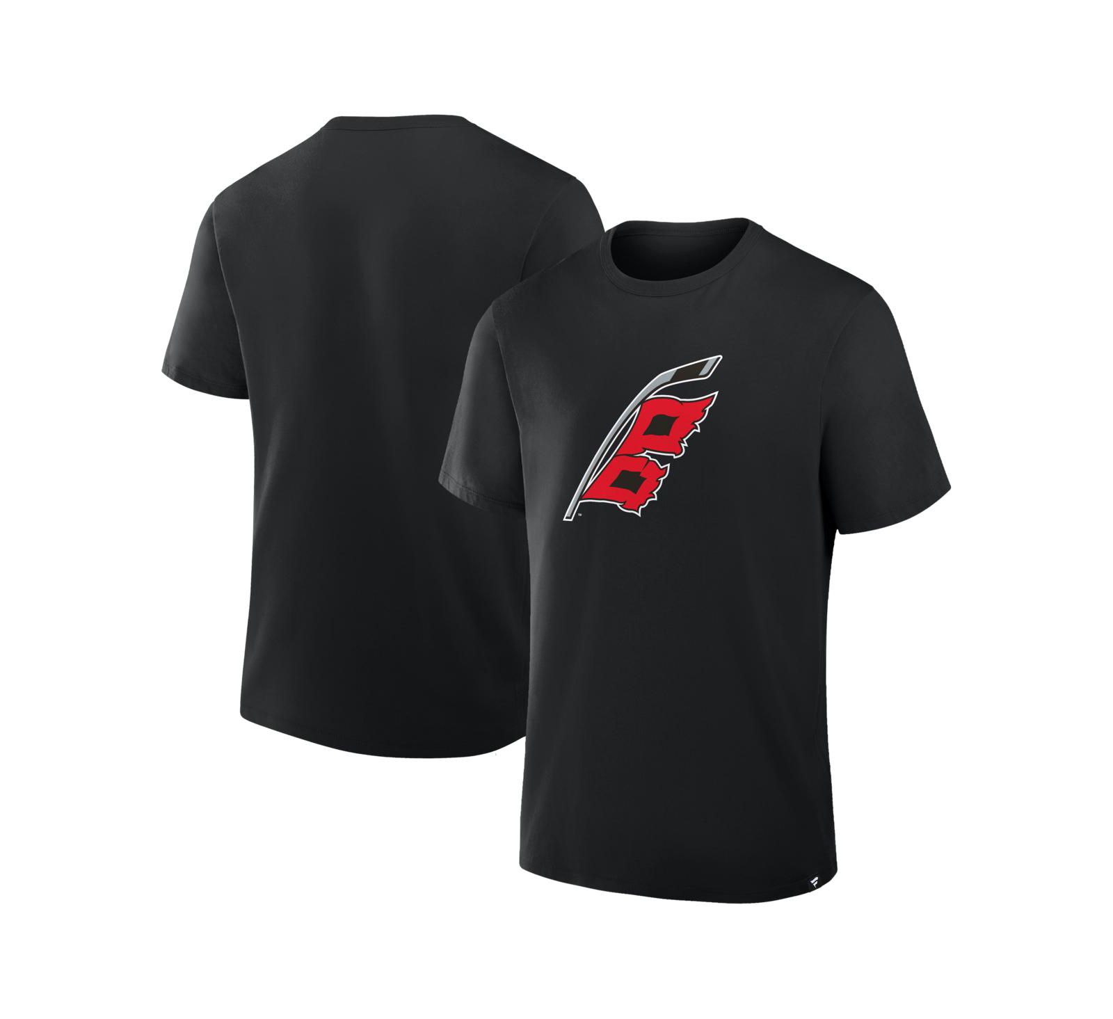 Мужская футболка Fanatics Black Carolina Hurricanes Elevated Essential