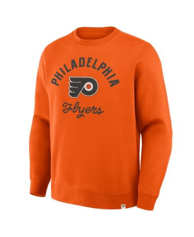 Мужское свитшот Fanatics Orange Philadelphia Flyers Stickler