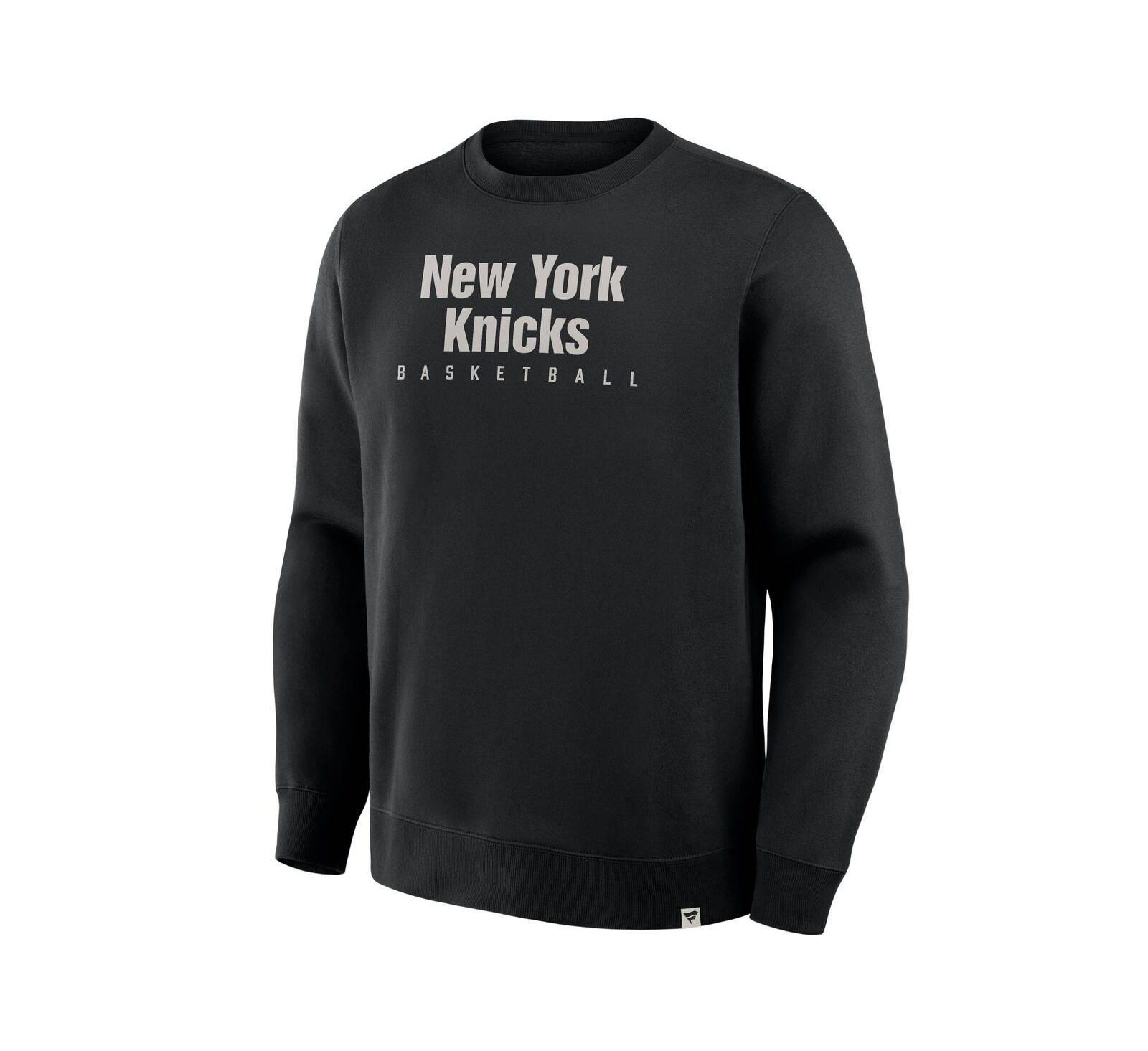 Fanatics Мужское флисовое худи New York Knicks Crossover Collection, черное