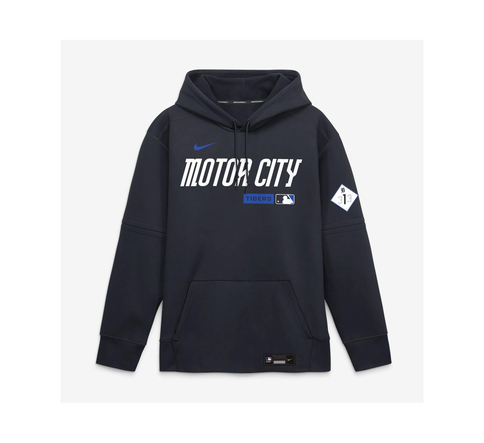 Nike Мужское худи Detroit Tigers Authentic Collection City Connect Therma-FIT