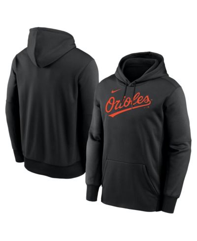 Nike Men's Black Baltimore Orioles Primary Wordmark Therma Hoodie